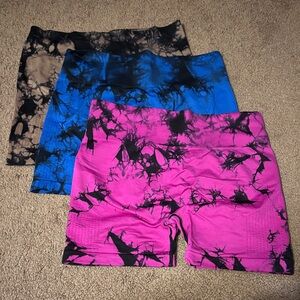 Tie-Dye Athletic Shorts Set